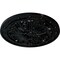 Ekena Millwork Foster Acanthus Leaf Ceiling Medallion (Canopies up to 2 1/4"), 20 1/2"OD x 1 1/2"P, Black Pearl CM20FOBPS - alternate 2